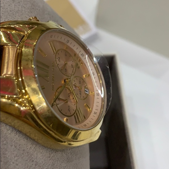 MICHAEL KORS Bradshaw Chronograph Watch—Gold/Rose - Picture 3 of 11